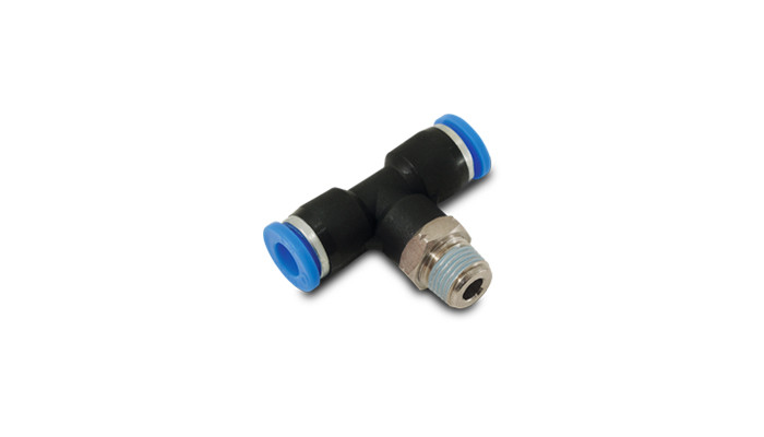 Male Tee Push Lock Vacuum Fittings