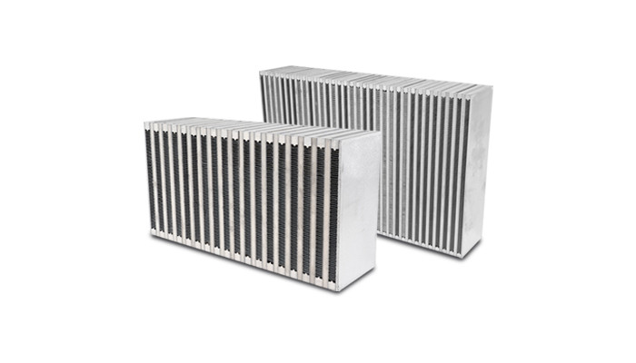 Vertical Flow Air to Air Intercooler Cores