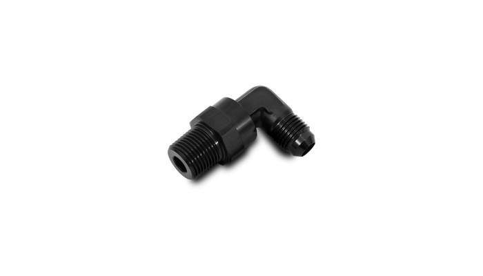 Male AN Flare to Male NPT 90 Degree Elbow Adapters
