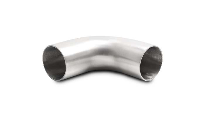 304 Stainless Steel 90° Brushed Mandrel Bends with Extended Leg Length