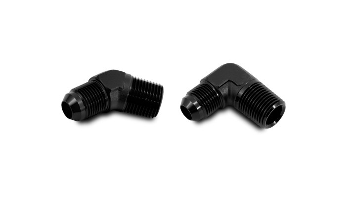 Male AN Flare to Male NPT Elbow Adapters